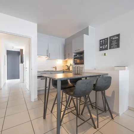 아파트 Volledig Gerenoveerd 2 Slaapkamer In Westende-bad, 250 M Het