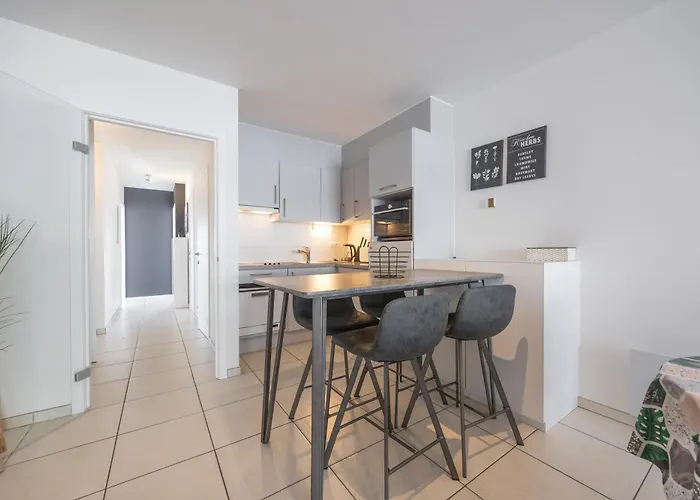 Apartment Volledig Gerenoveerd 2 Slaapkamer In Westende-bad, 250 M Het